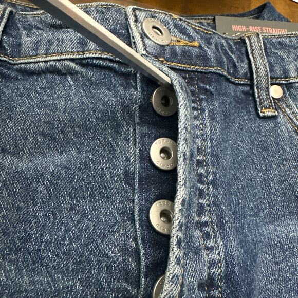 Torrid Jeans Womens 22W Straight Leg High Rise Distressed Studded - Picture 7 of 16